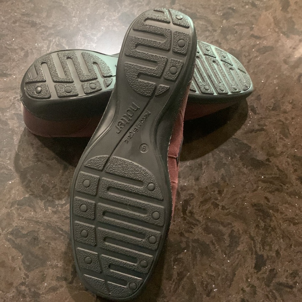 Women’s size 11 Hotter suede flats - Picture 4 of 5